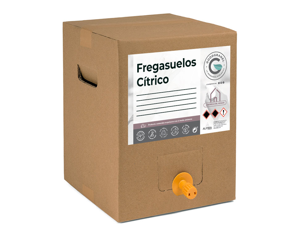 Fregasuelos cítrico a granel de GoodGranel, limpieza ecológica para suelos