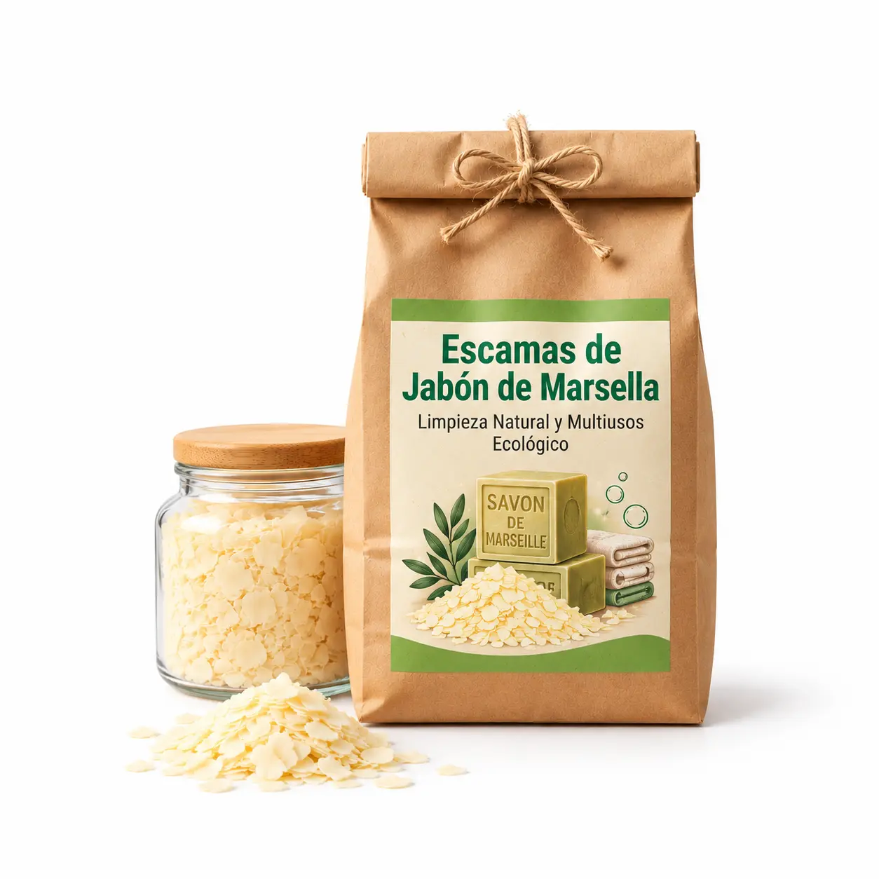 escamas-jabon-ecologico-marsellla jabón de Marsella a granel