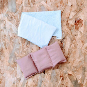 saco de semillas para tratamiento térmico. Hecho artesanalmente en Carabanchel