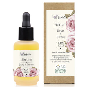 serum rosas y geranio