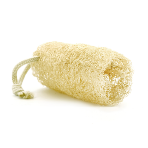 esponja suave de luffa con cordón